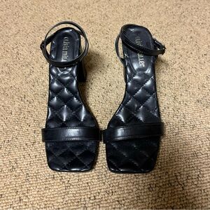 Sexy Black Heeled Sandals